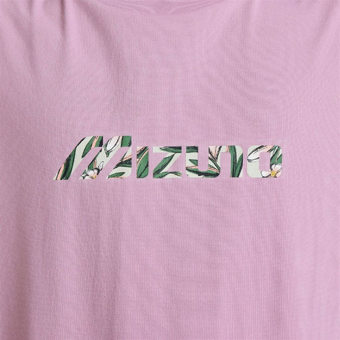リサイクルグラフィックTシャツ オーキッドパープル XS