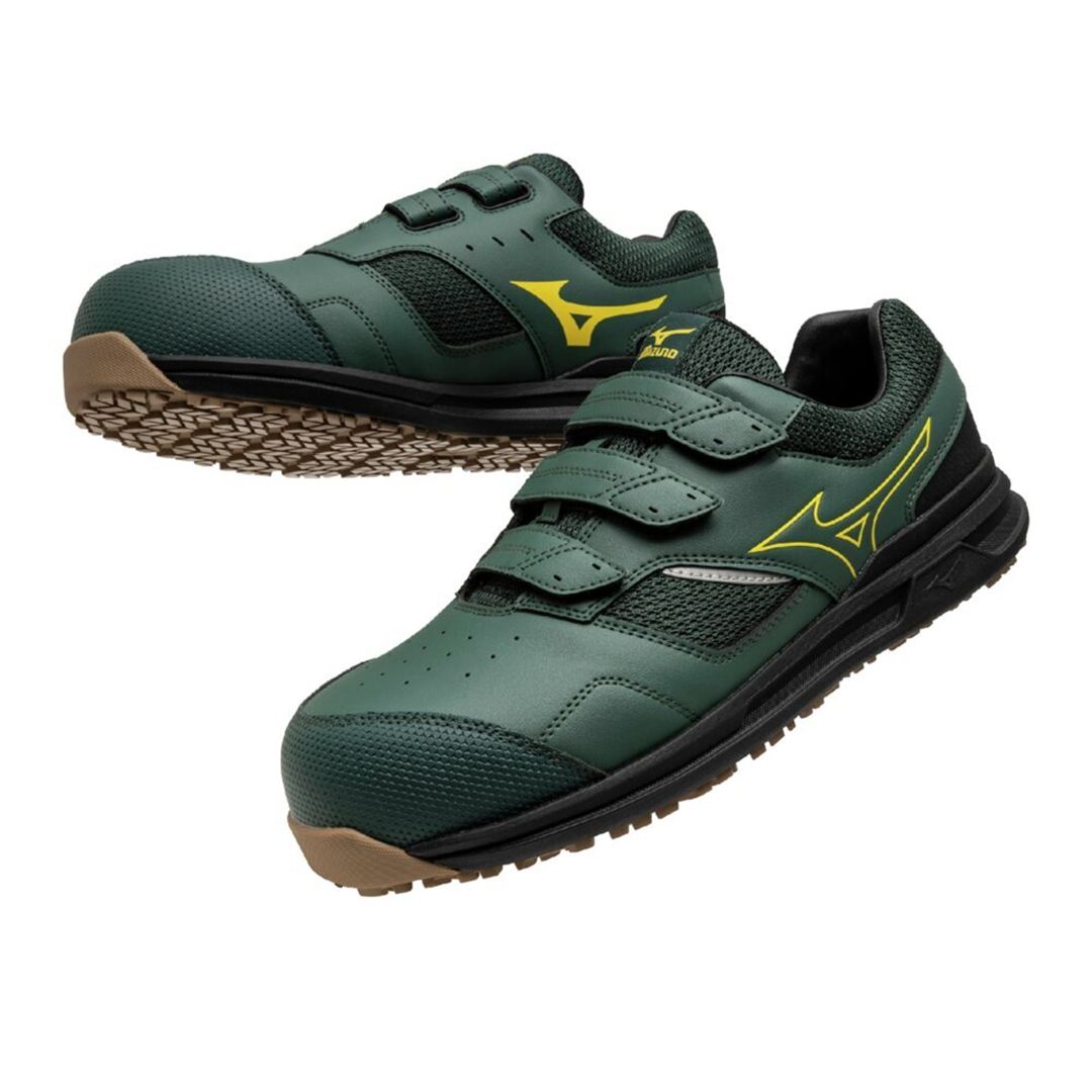 オールマイティ LSII 21L WIDE(ベルト／ローカット) グリーン×イエロー 29.0
