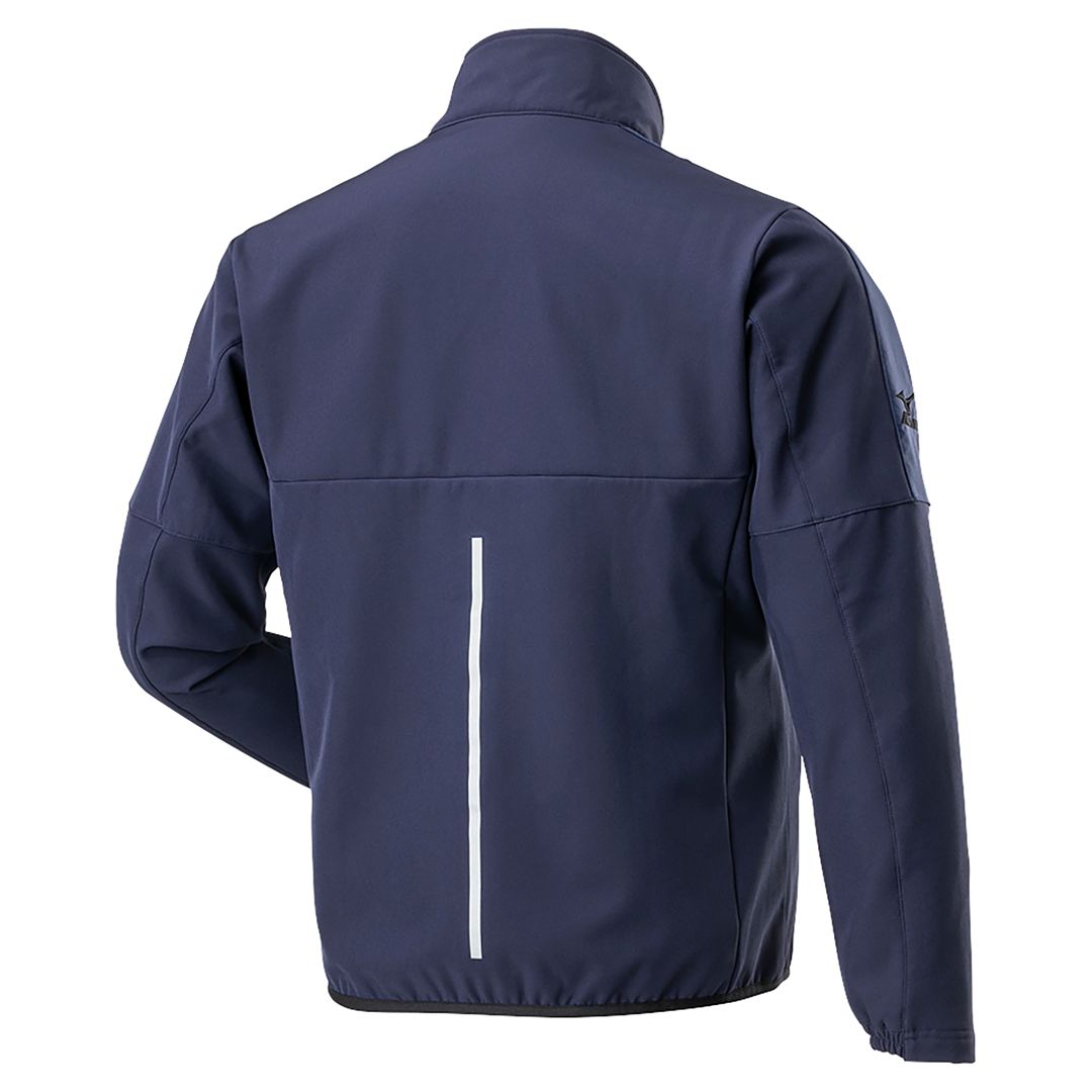 【防風】テックシールドジャケット ストレッチ ネイビー XL
