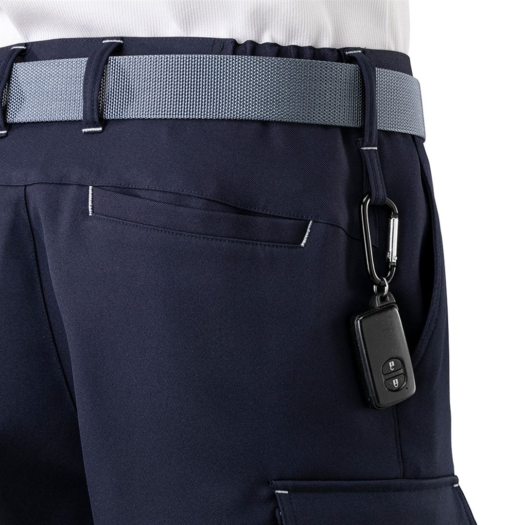 ワークハーフパンツ ストレッチ(制電) ネイビー XS