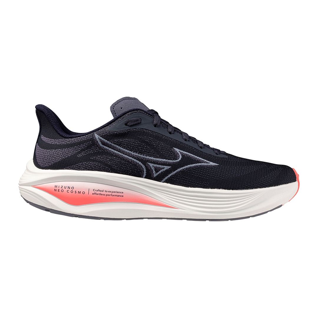 ミズノネオコスモ(デイリーラン) ダークネイビー×ライトパープル×ピンク 22.5