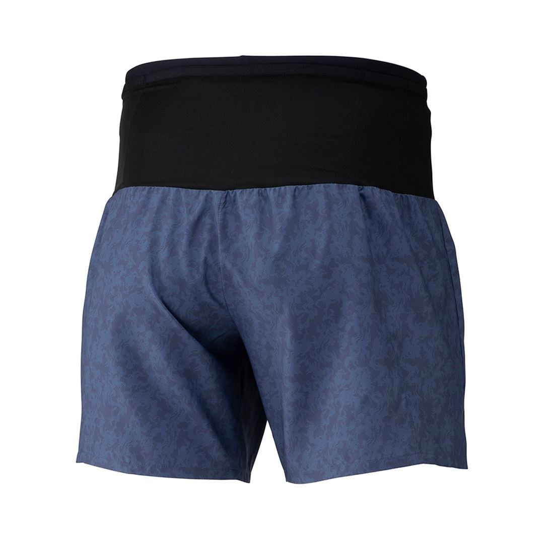 ランニング マルチポケットパンツ グラフィック6インチ インシグニアブルー×ステラー XL