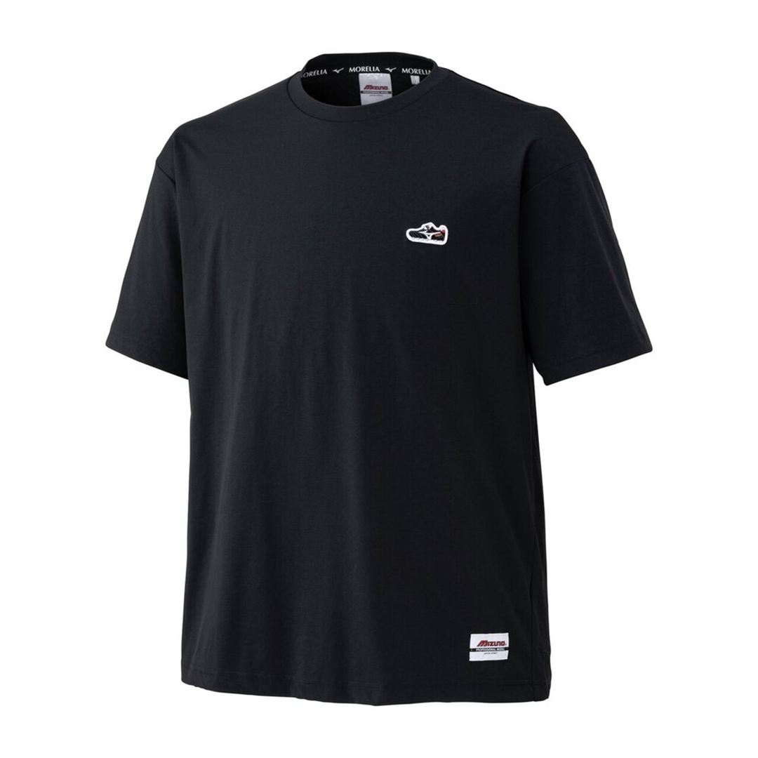モレリア ストレッチソフトドライTシャツ ブラック S