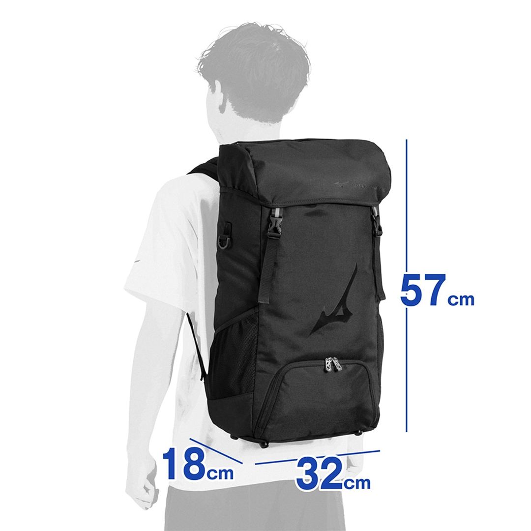 サッカーバックパック(35L) ブラック×ブラック