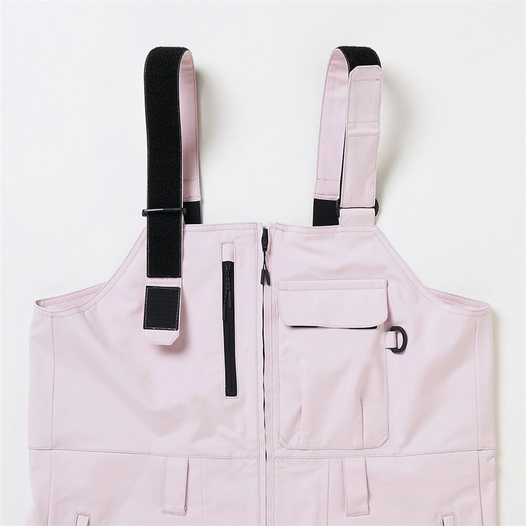 フリースキーシェルビブパンツ スモーキーピンク XS
