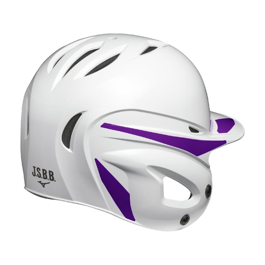 MIZUNO HELMET DECAL(ヘルメットカスタムシール) パープル
