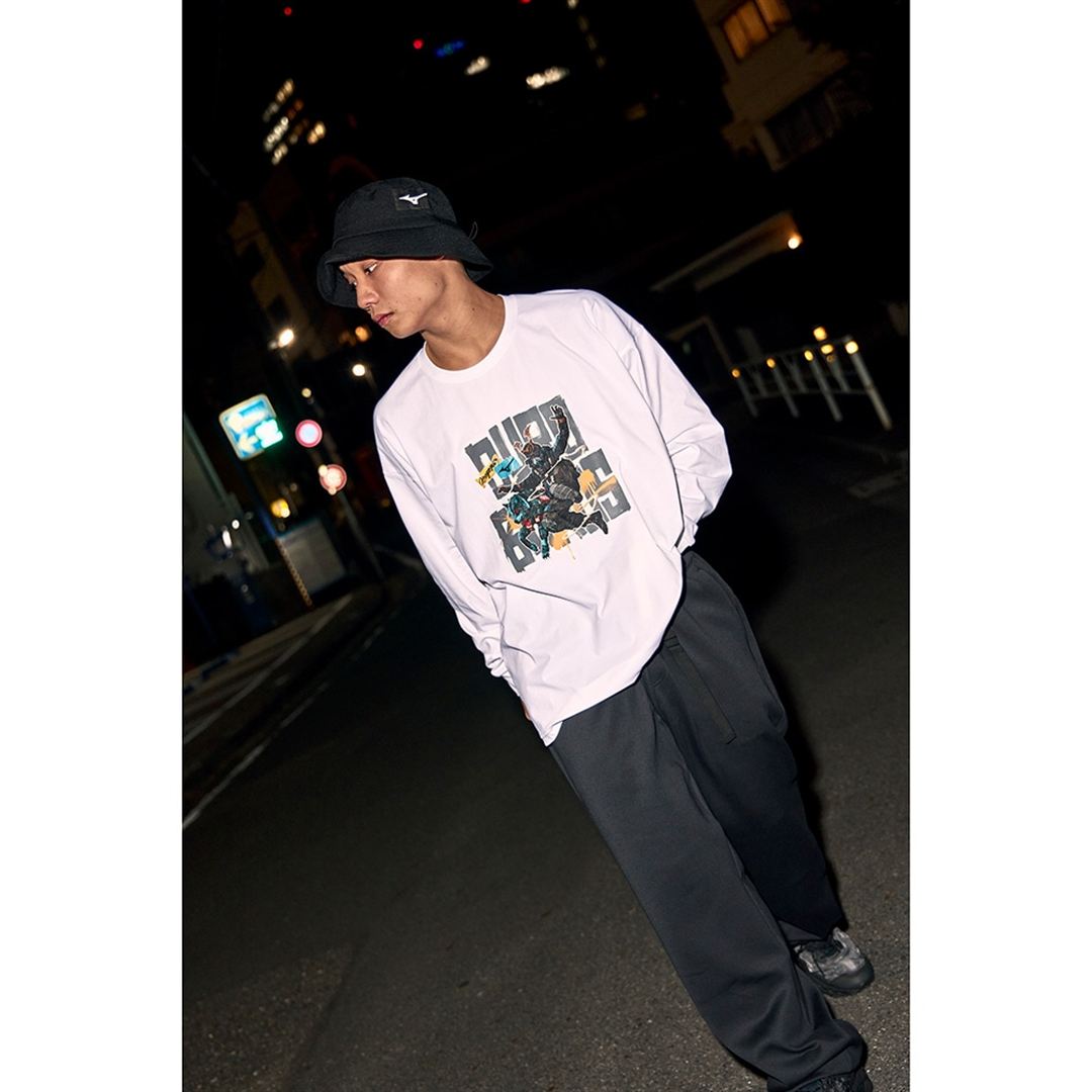 Dragon76ルーズフィットTシャツ(長袖) ホワイト XL