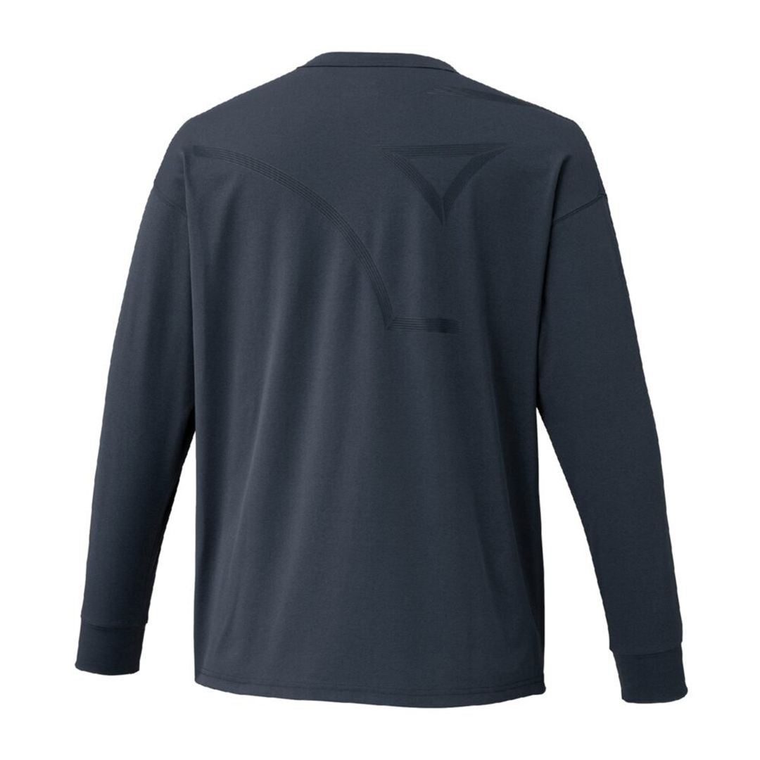 ソフトドライTシャツ(長袖) ダークネイビー XL