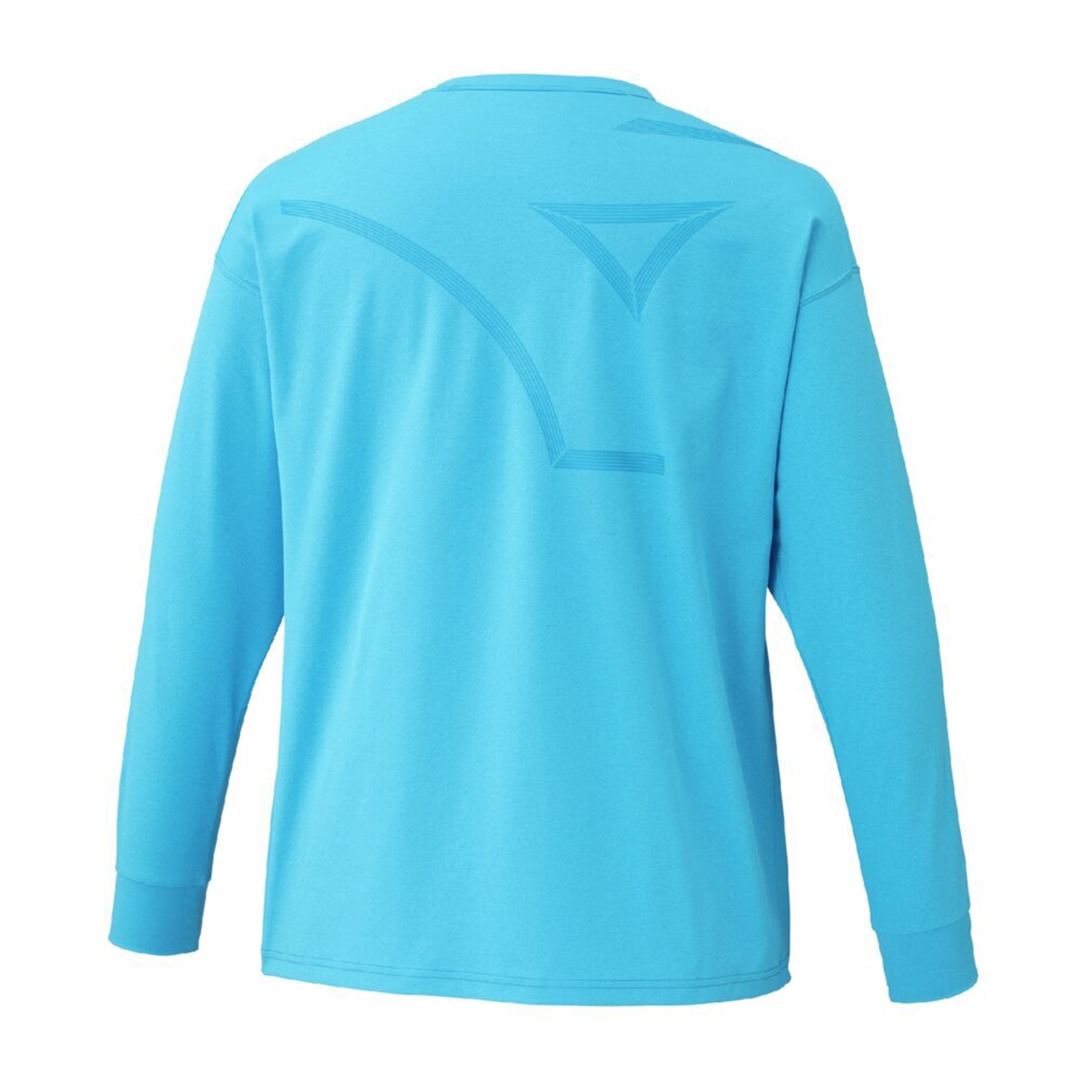 ソフトドライTシャツ(長袖) ブルー XL