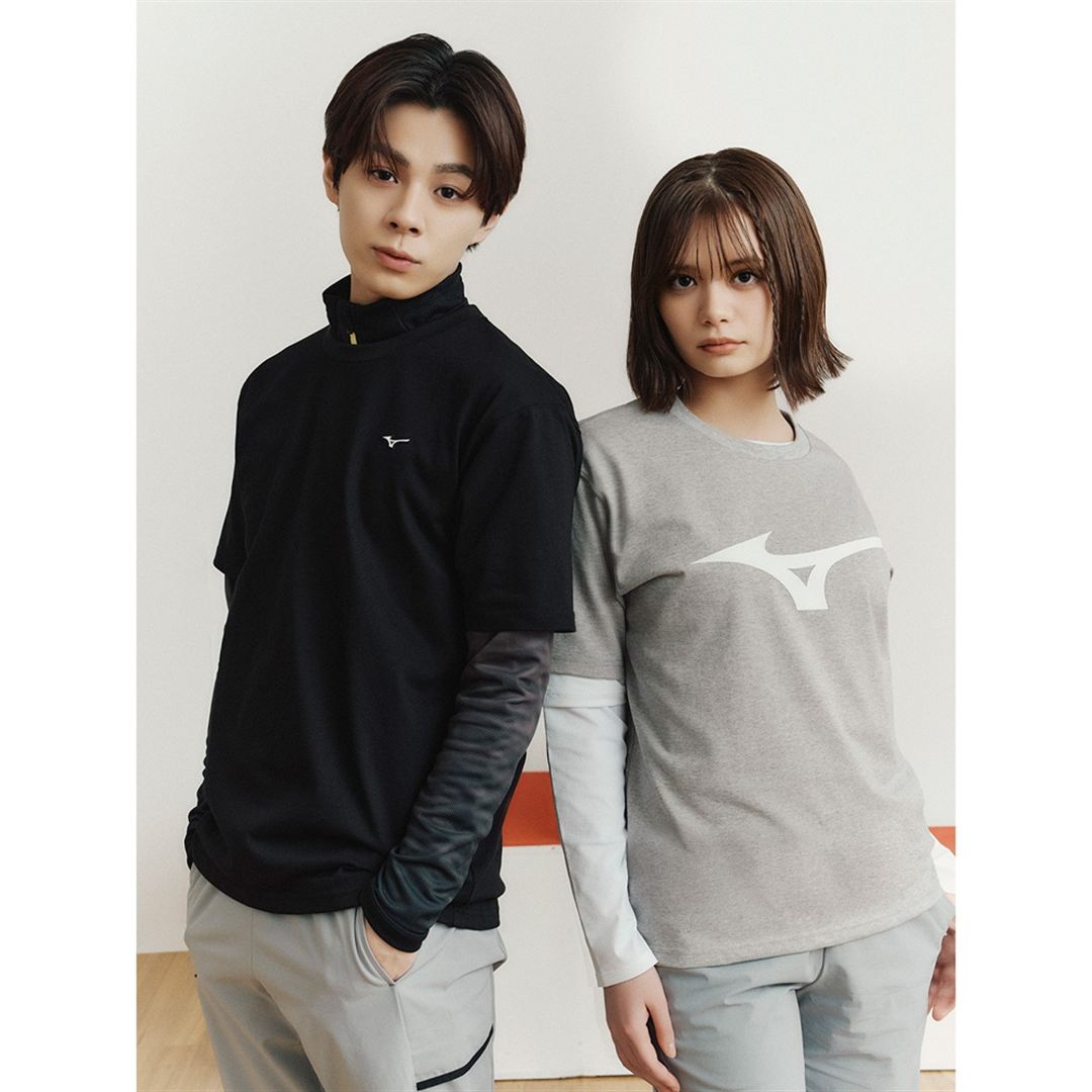 【ミズノ直営限定】THE MZ TEE ワンポイントロゴTシャツ ブラック XL