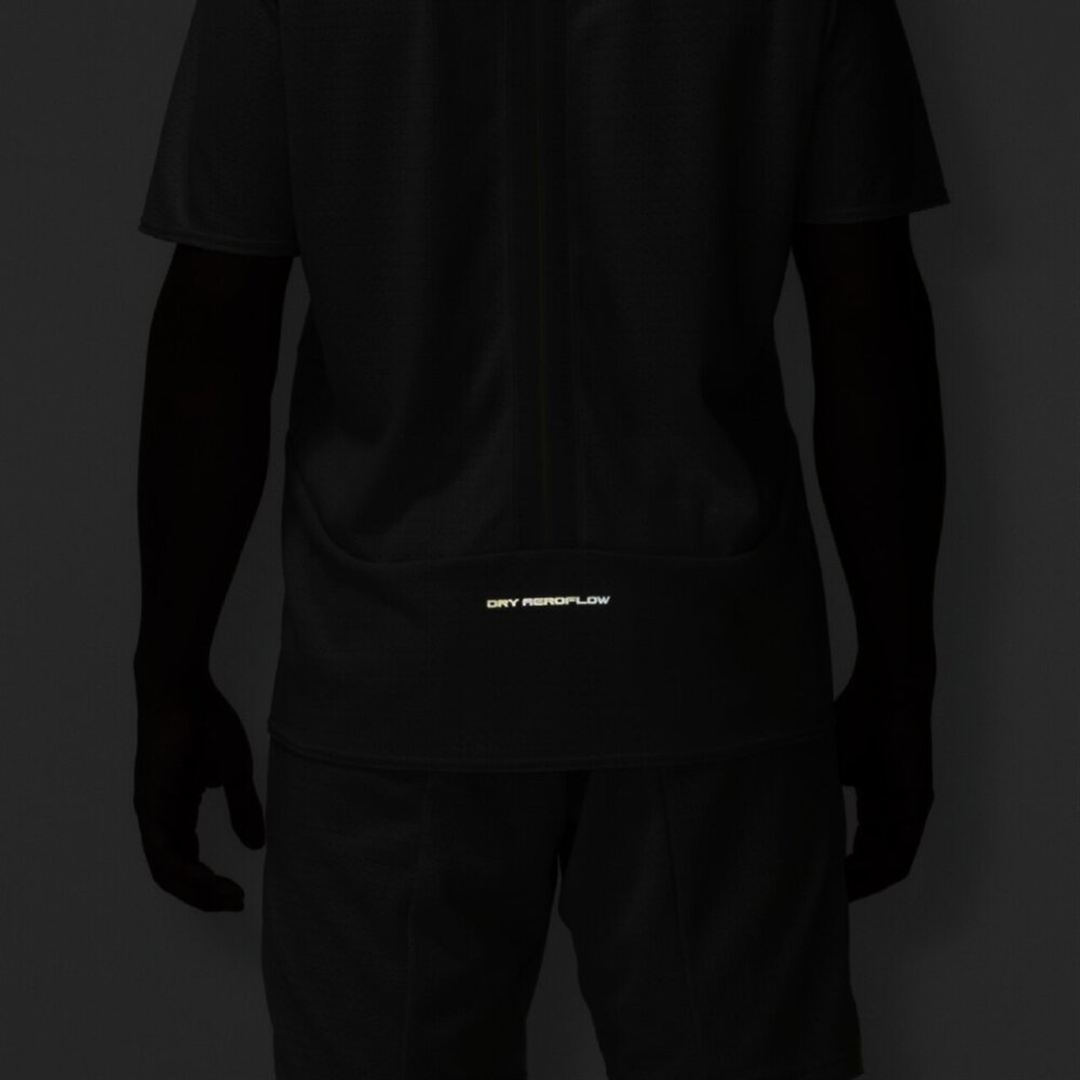 【汗処理／通気】ドライエアロフロージャカードTシャツ シルバーバーチ S