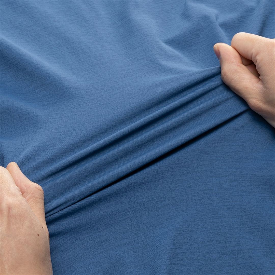 ストレッチソフトドライTシャツ ステラーブルー XL