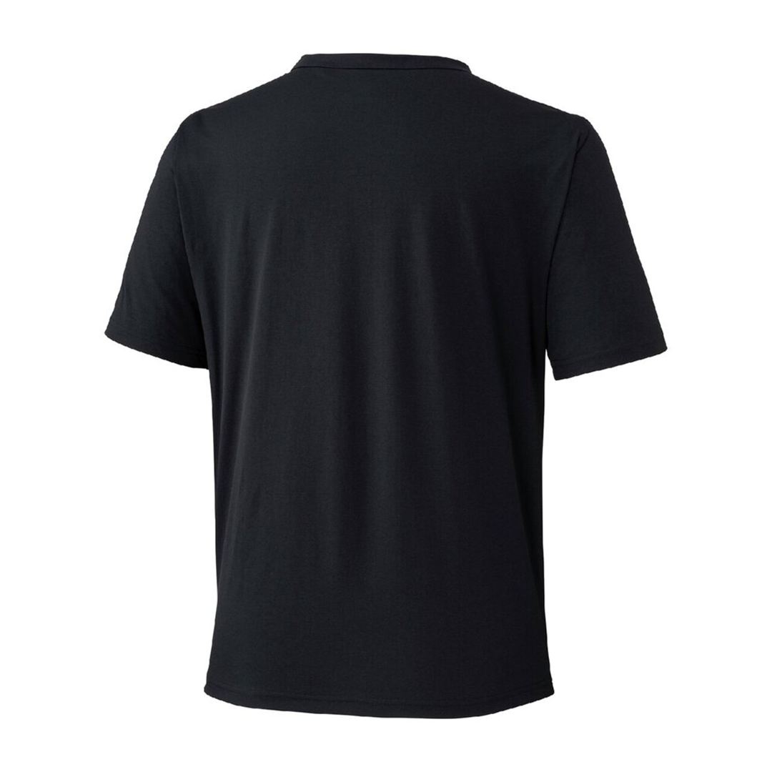 ストレッチソフトドライBIGロゴTシャツ ブラック XL