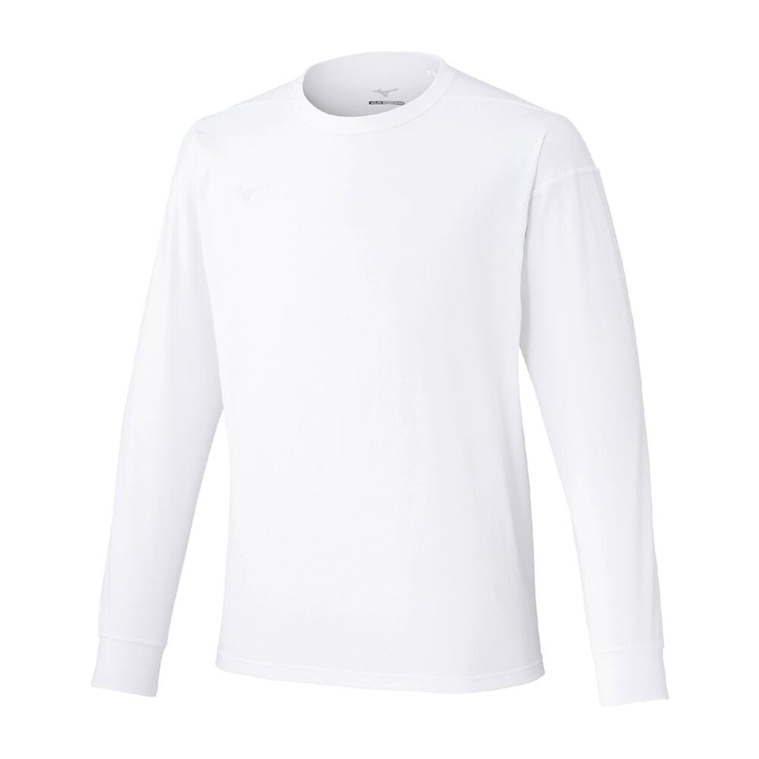 ストレッチソフトドライTシャツ(長袖) ホワイト XL