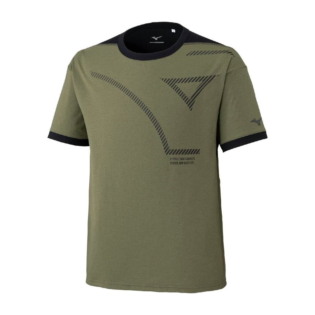 ストレッチソフトドライTシャツ フォーリーフグリーン XL