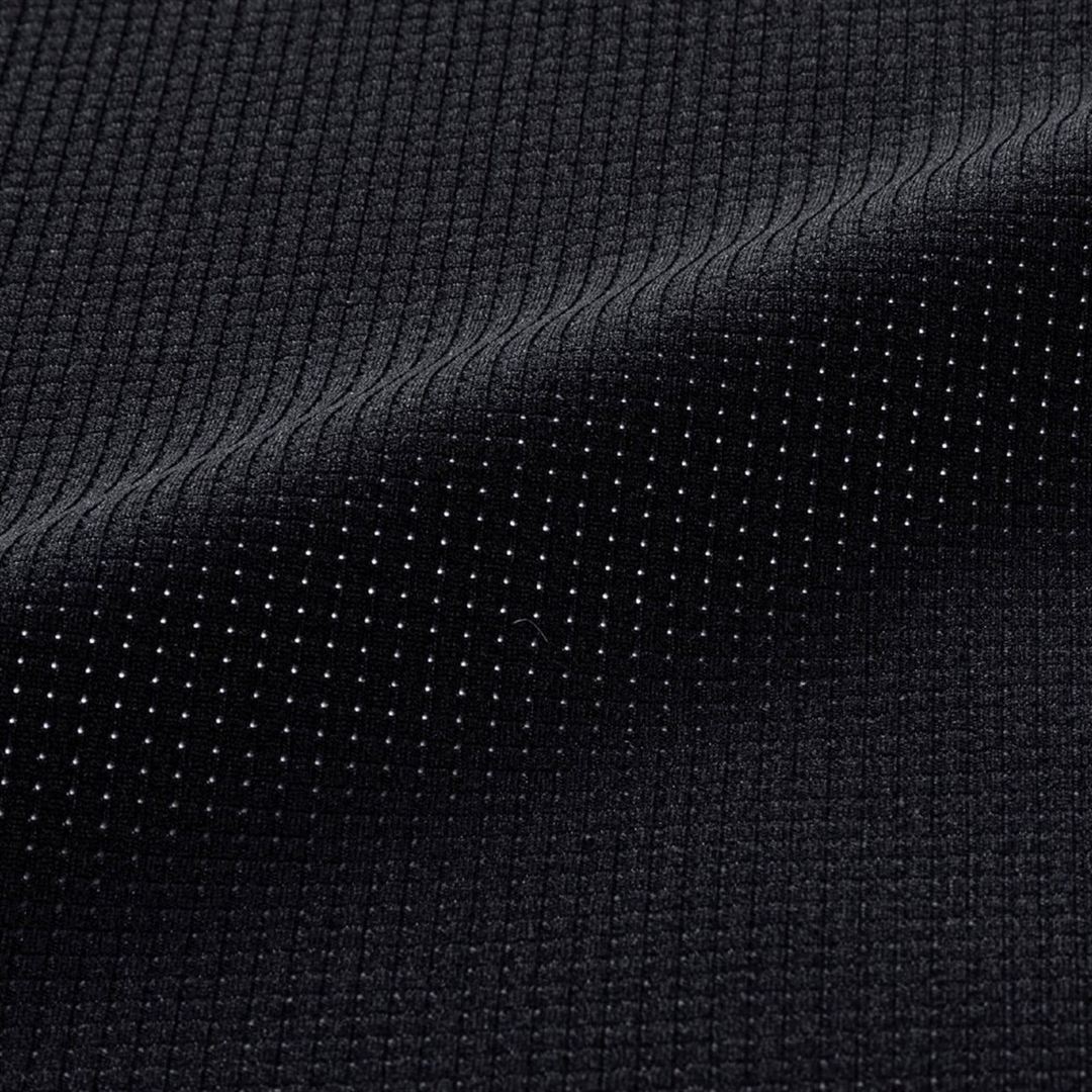 【汗処理／通気】ドライエアロフローTシャツ ブラック S