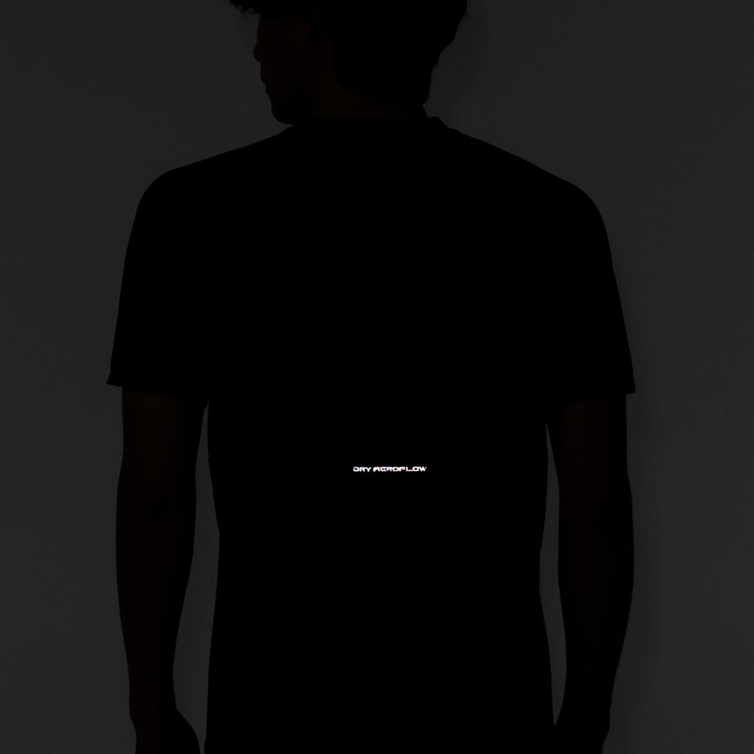 【汗処理／通気】ドライエアロフローTシャツ ブラック XS