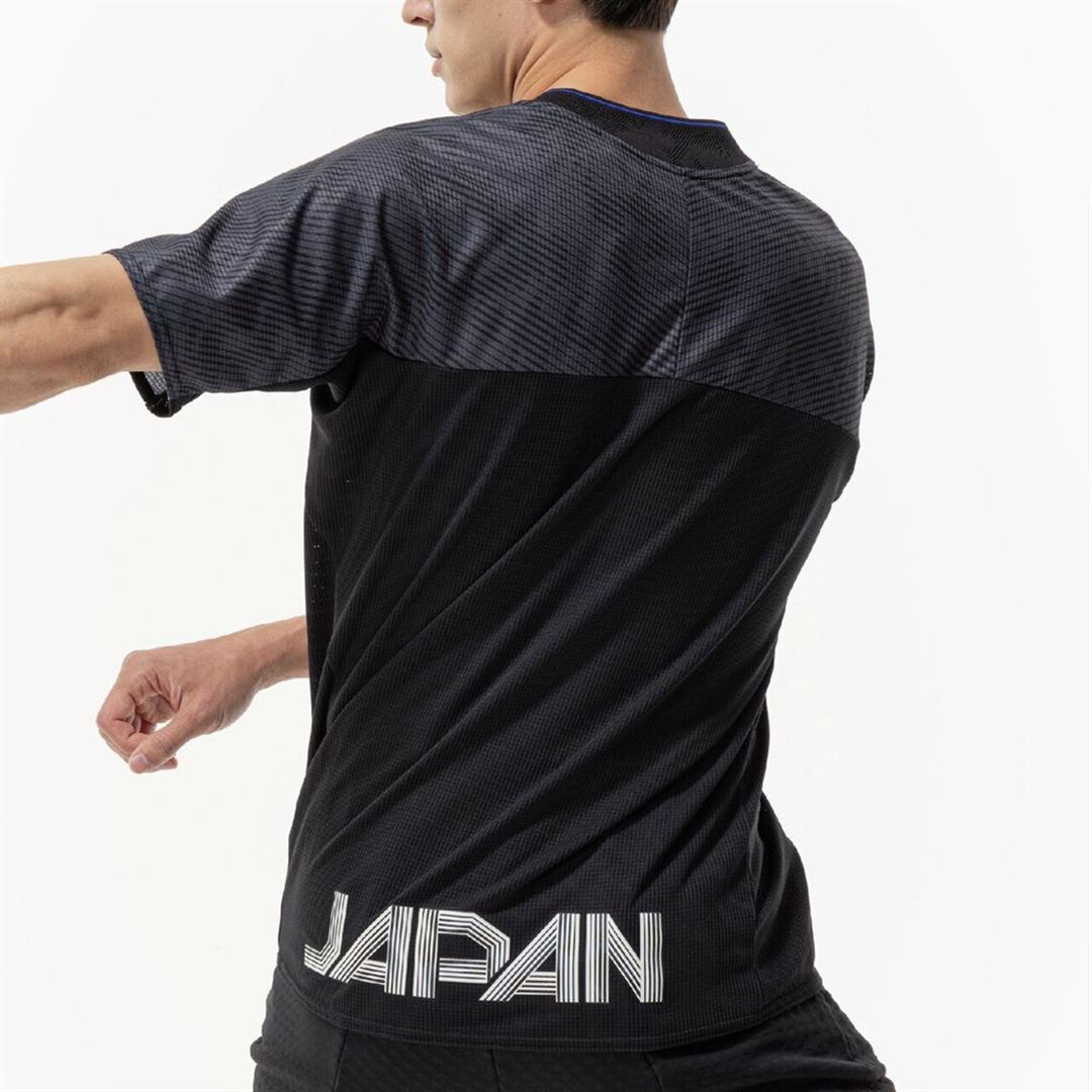 【汗処理／通気】オーセンティック ドライエアロフローTシャツ ブラック S