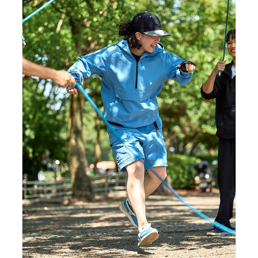 アノラックストレッチジャケット パリジャンブルー XL