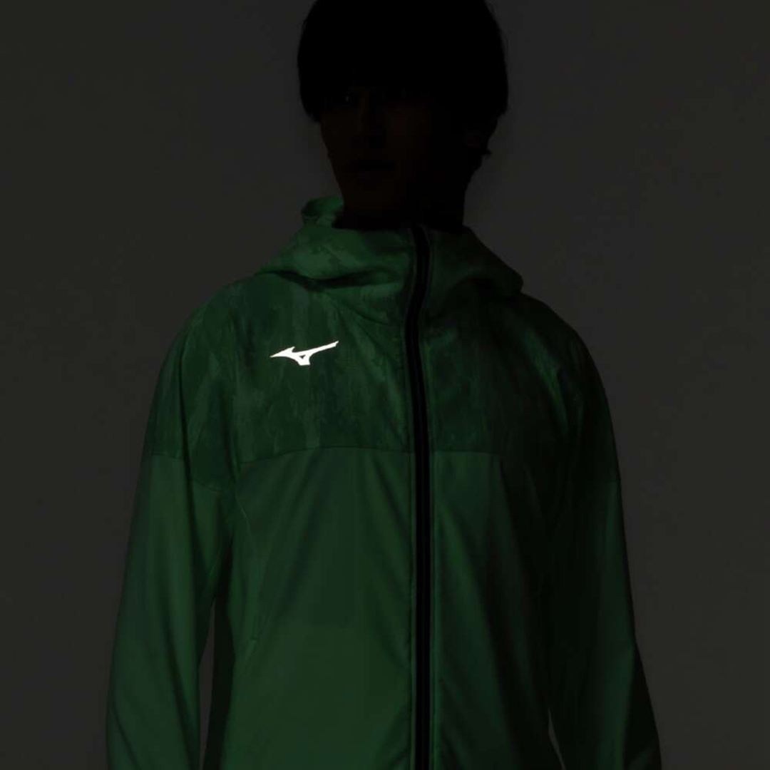 ストレッチクロスフーディ ネオミント XL