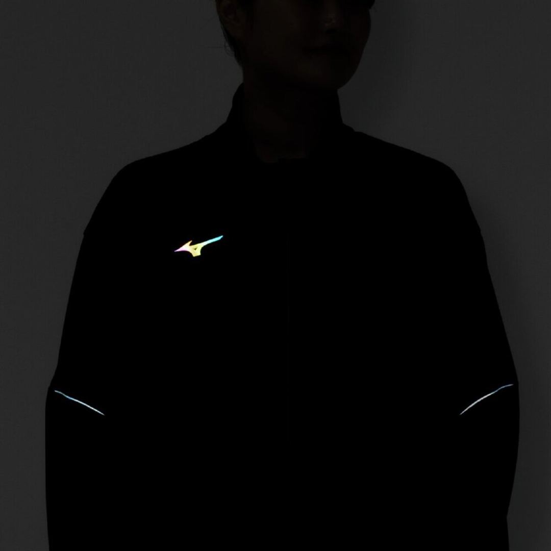 【汗処理／通気】ドライエアロフロージャカードジャケット ブラック XL