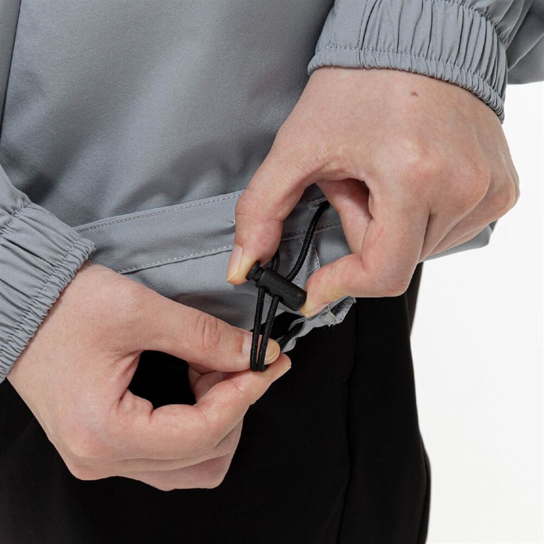 ストレッチウーブンフーディ アルティメットグレー XL