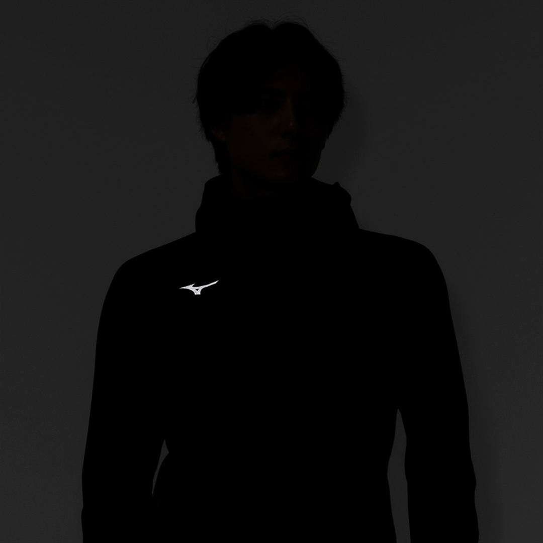【ストレッチ／防風】テックシールドフーディジャケット ブラック XL