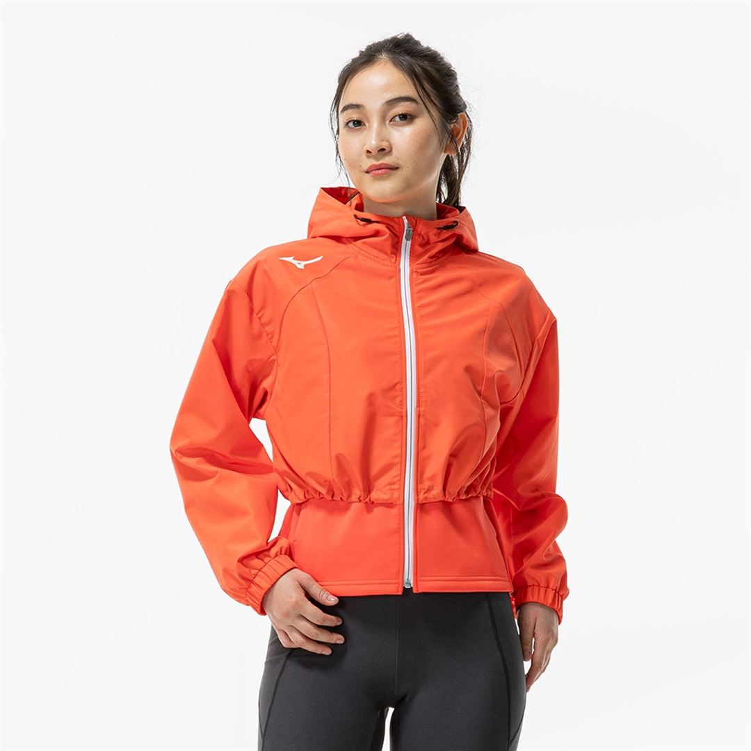 ハイブリッドフーディジャケット サンストーンオレンジ XL