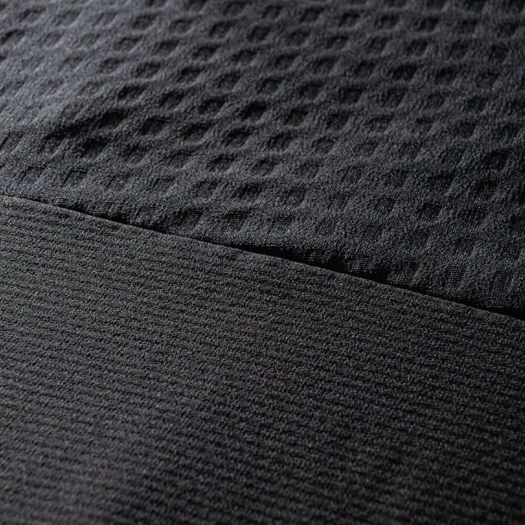 【ストレッチ／防風】オーセンティック テックシールドハイブリッドジャケット ブラック S