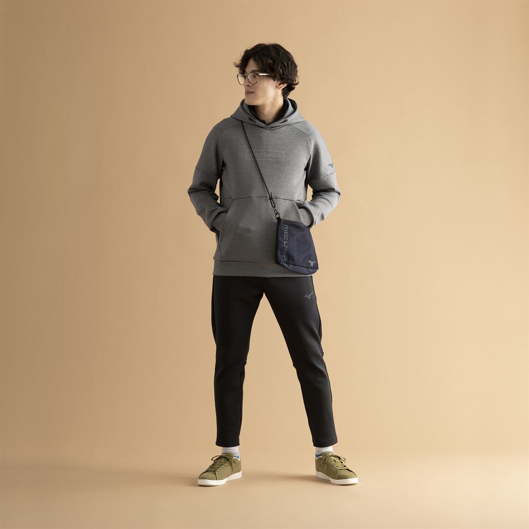 ストレッチスウェットスリムパンツ ブラック 3XL