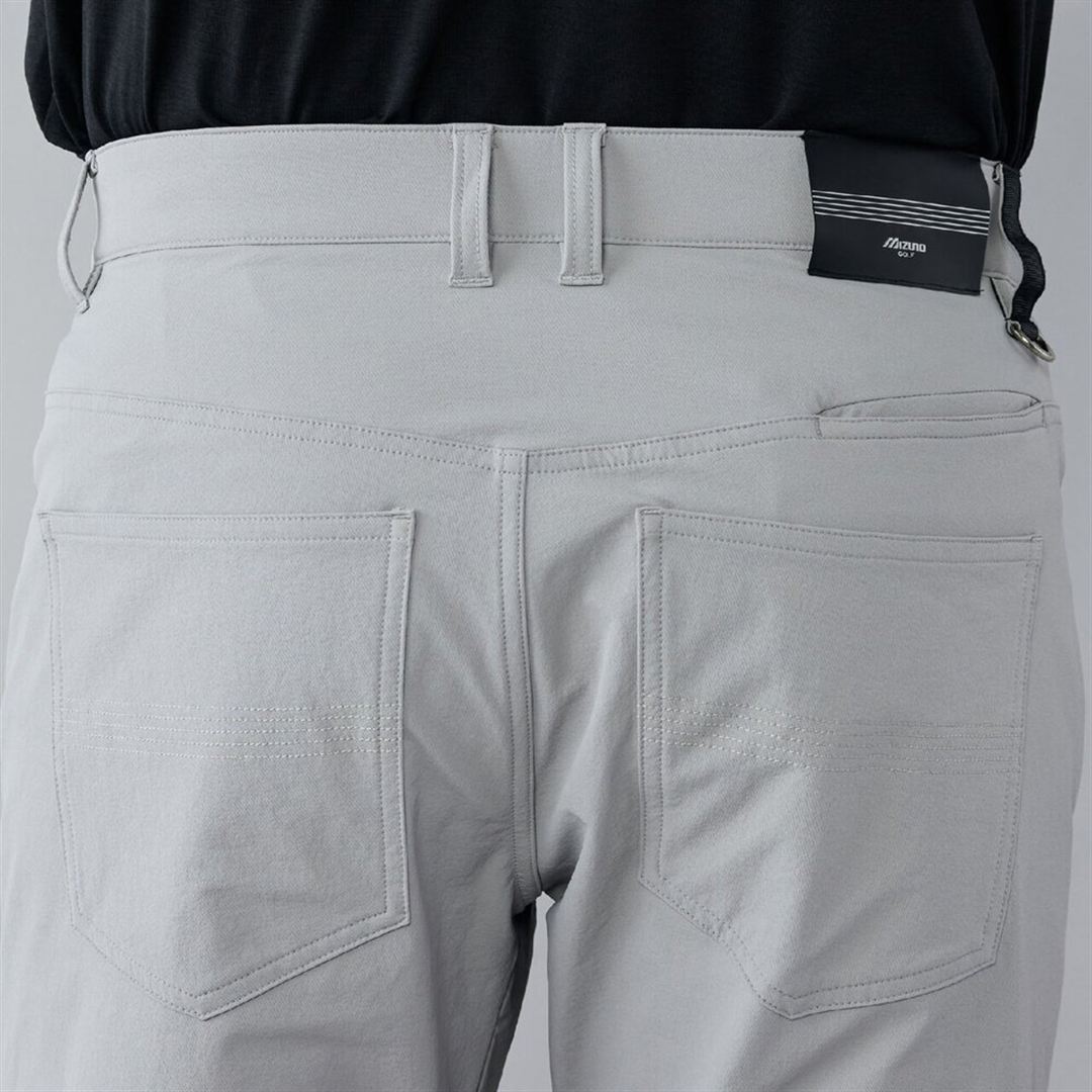 MIZUNOダブルウィーブストレッチロングパンツ シルバーグレー M