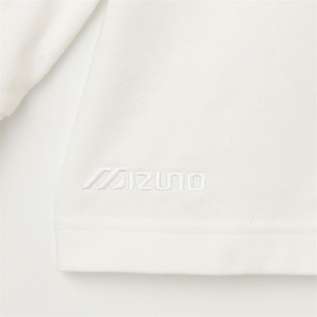 【ミズノ直営限定】モノグラムM Tシャツ長袖 ホワイト S