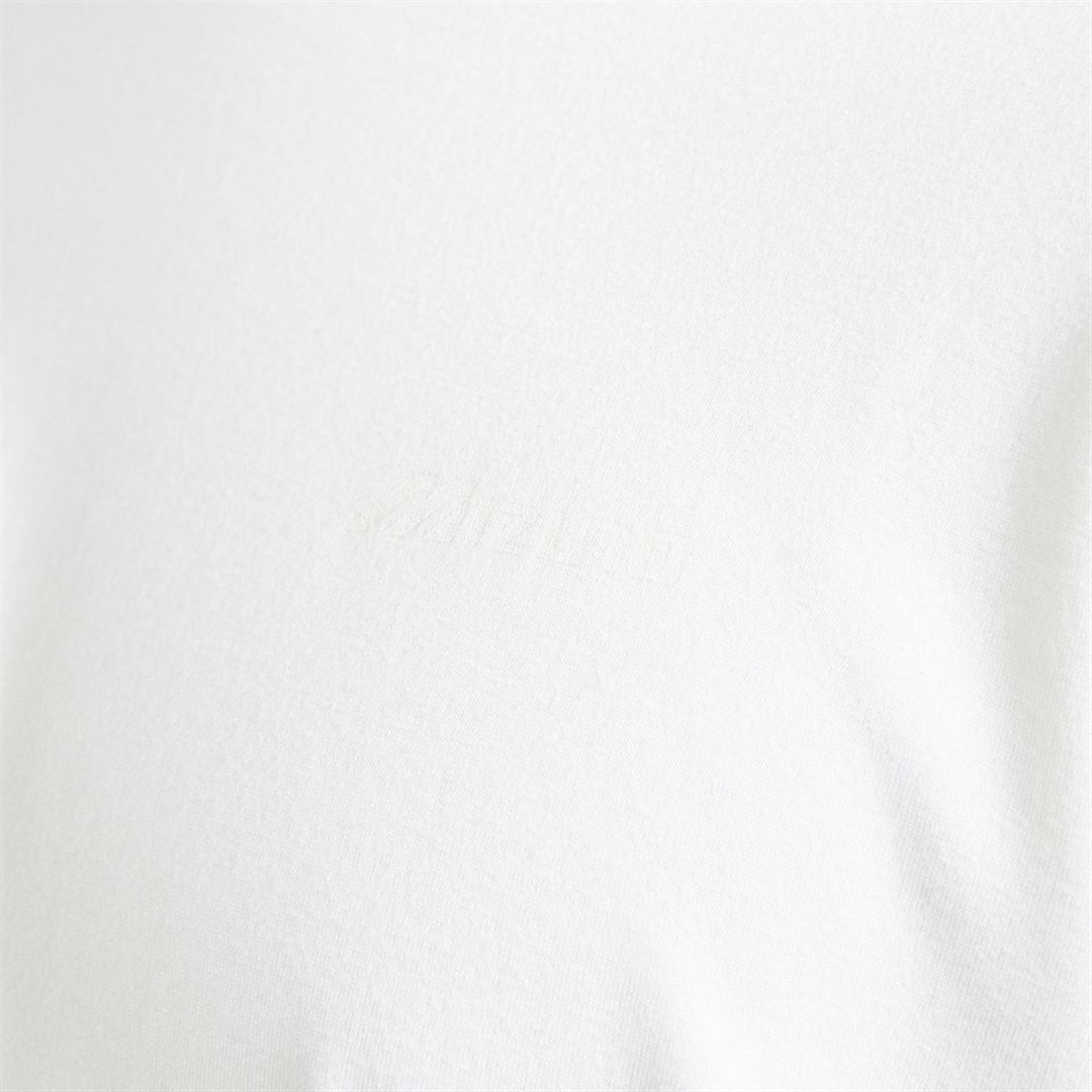 リサイクルポリエステルグラフィックロングスリーブTシャツ マシュマロホワイト M