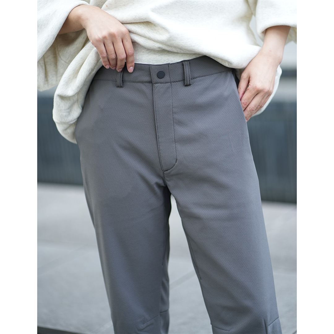 【ストレッチ／防風】MIZUNO BUDDYテックシールドテーパードパンツ アッシュブラック S