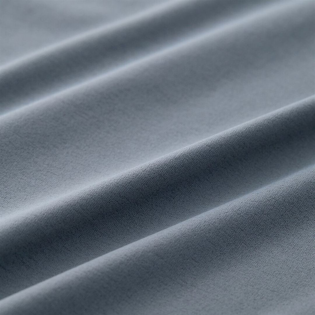 ハイストレッチ クルーネック半袖シャツ（ワイドシルエット） グレー XL