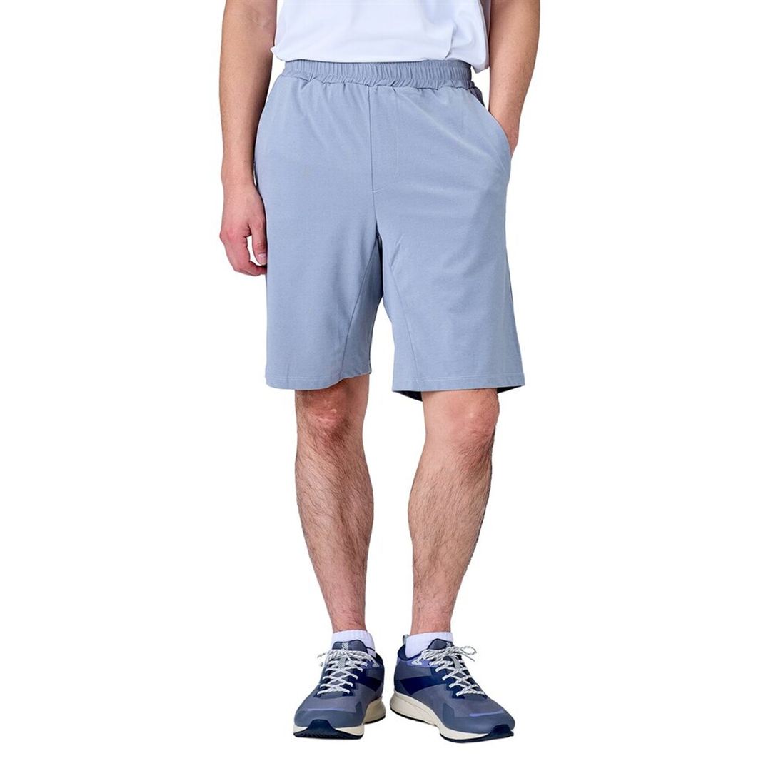 ハイストレッチ ハーフパンツ グレー XL