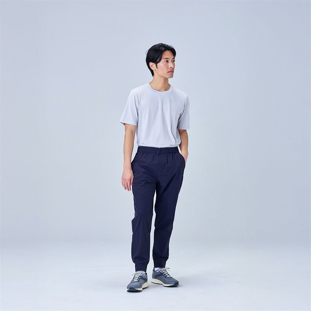 【接触冷感】アイスタッチパンツ ネイビー XL