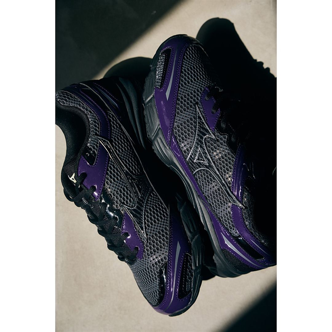 MIZUNO FORTIS LS ダークグレー×パープル 30.0