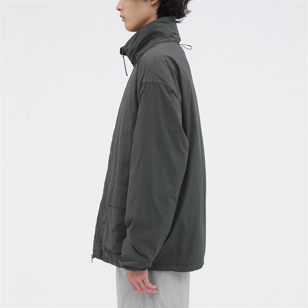 【MARGARET HOWELL】ウォーターリパレントタスランナイロンブルゾン DK.チャコール L
