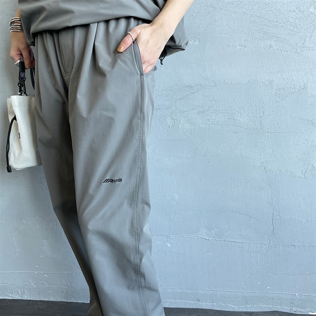 【JEANS FACTORY】ウォーターリパレントストレッチウーブンパンツ チャコール S