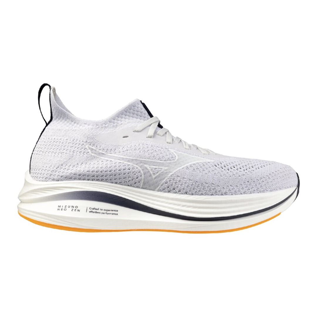 MIZUNO NEO ZEN(ランニング) ライトグレー×ホワイト×オレンジ 25.0