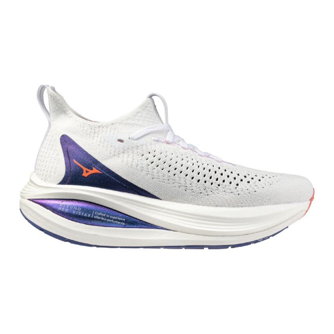 MIZUNO NEO VISTA2(スピードワーク／テンポ走) ホワイト×メタリックブルー×ピンク 23.0