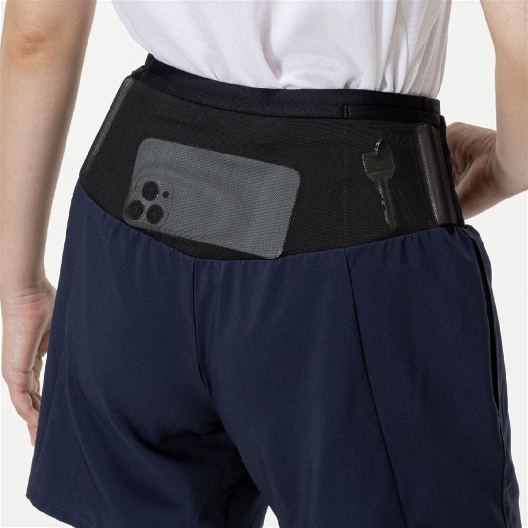 ランニング マルチポケットパンツ プラス 6.5インチ ネイビー XL