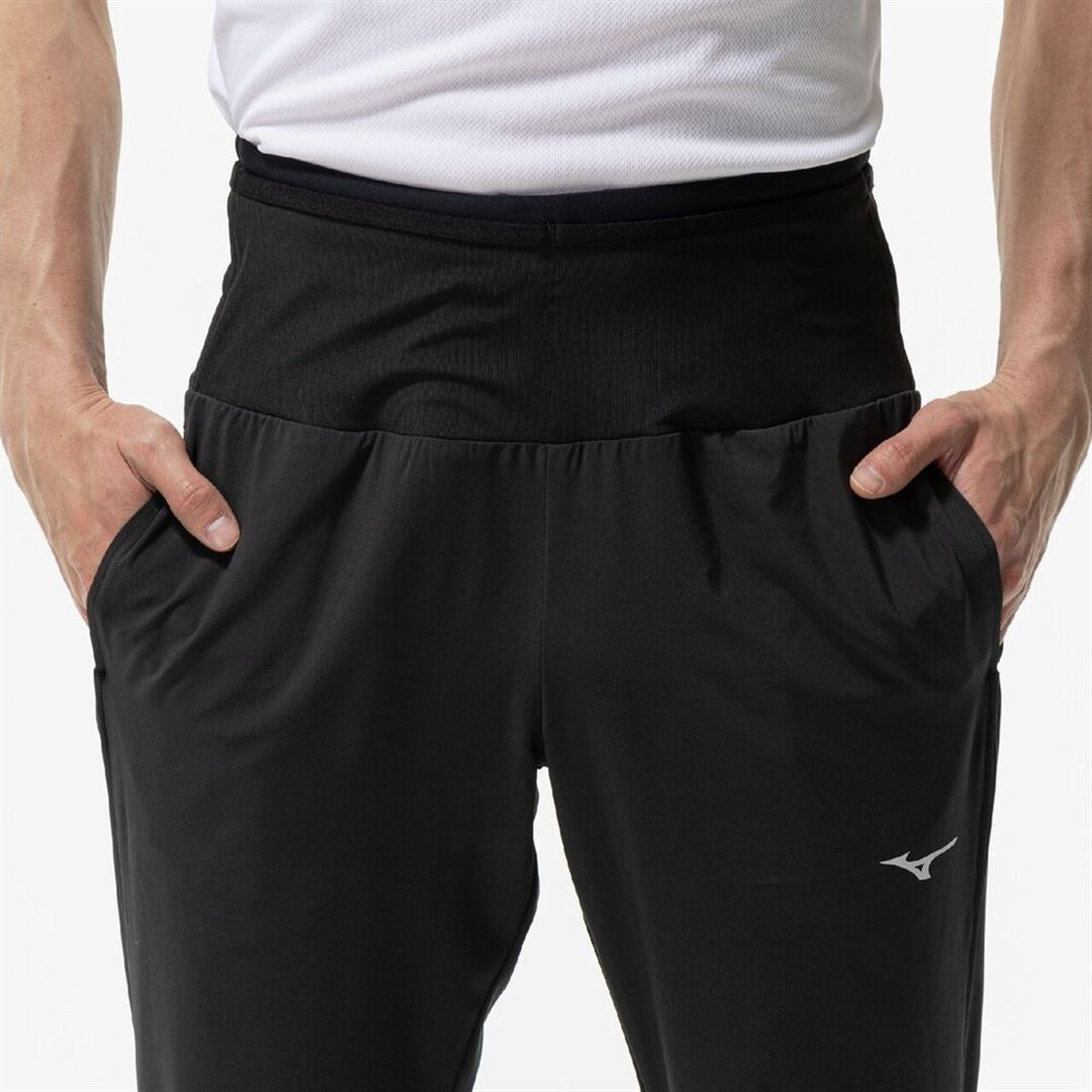 ランニングマルチポケットパンツロング ブラック S