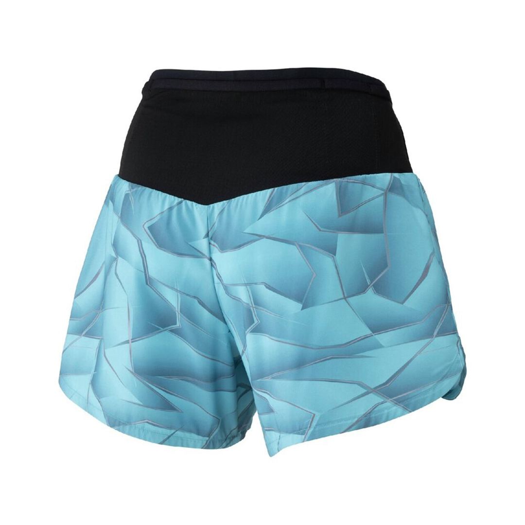 ランニング マルチポケットパンツ グラフィック4インチ セイラブルー XL
