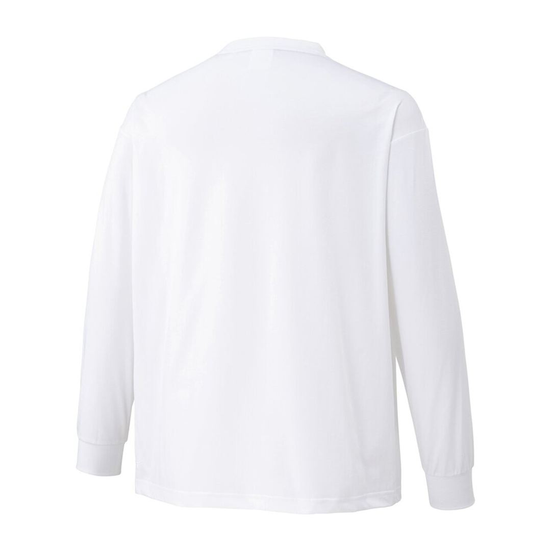 モレリア ストレッチソフトドライTシャツ(長袖) ホワイト XL