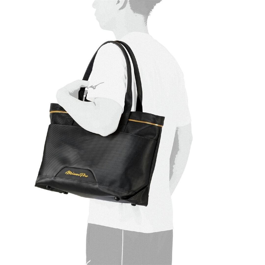 【ミズノプロ】トートバッグM(15L) ブラック