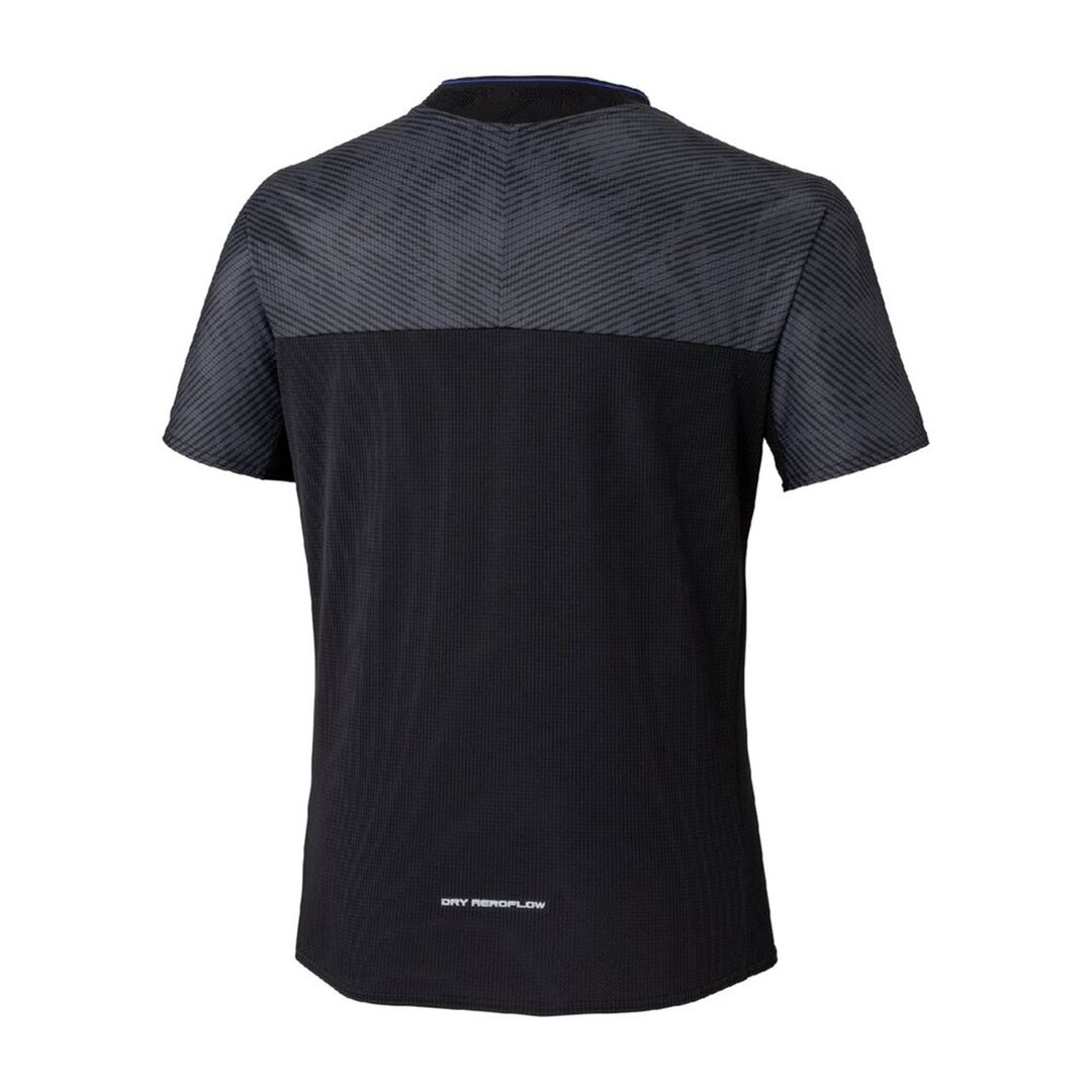 【汗処理／通気】ドライエアロフローTシャツ ブラック XS