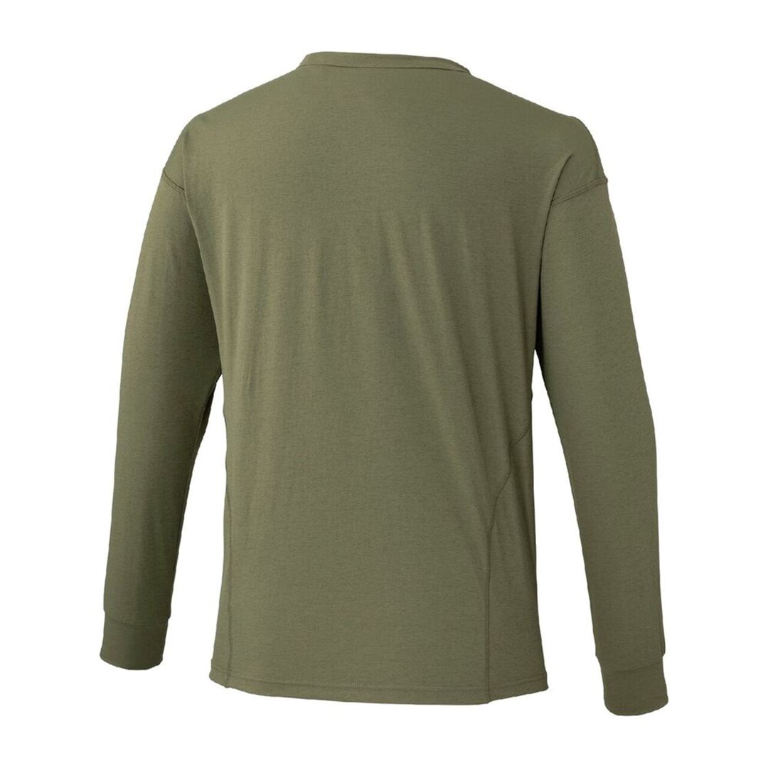 ストレッチソフトドライTシャツ(長袖) フォーリーフグリーン XL