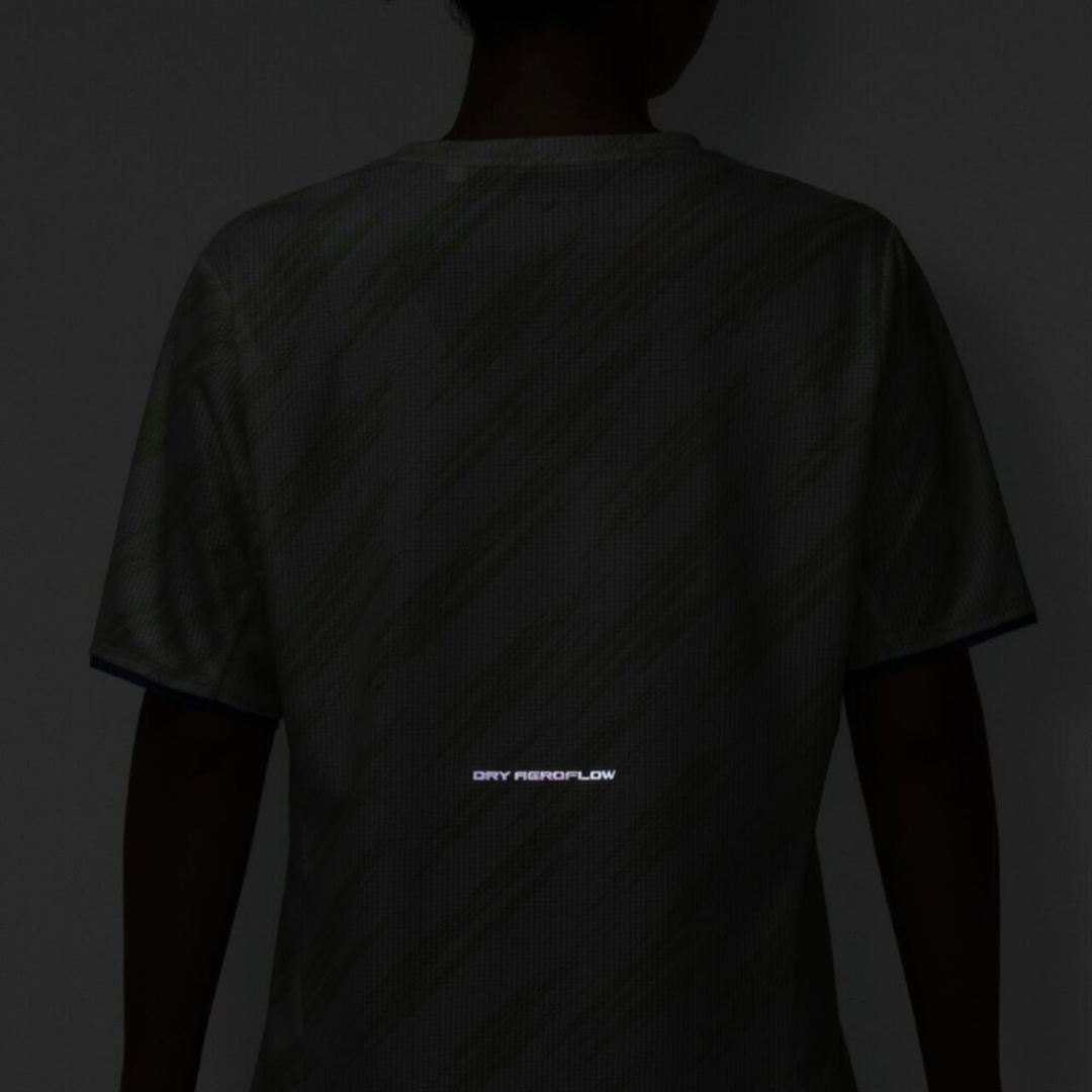 【汗処理／通気】ドライエアロフローグラデーションTシャツ(ワイドシルエット) ソフトサンドイエロー L